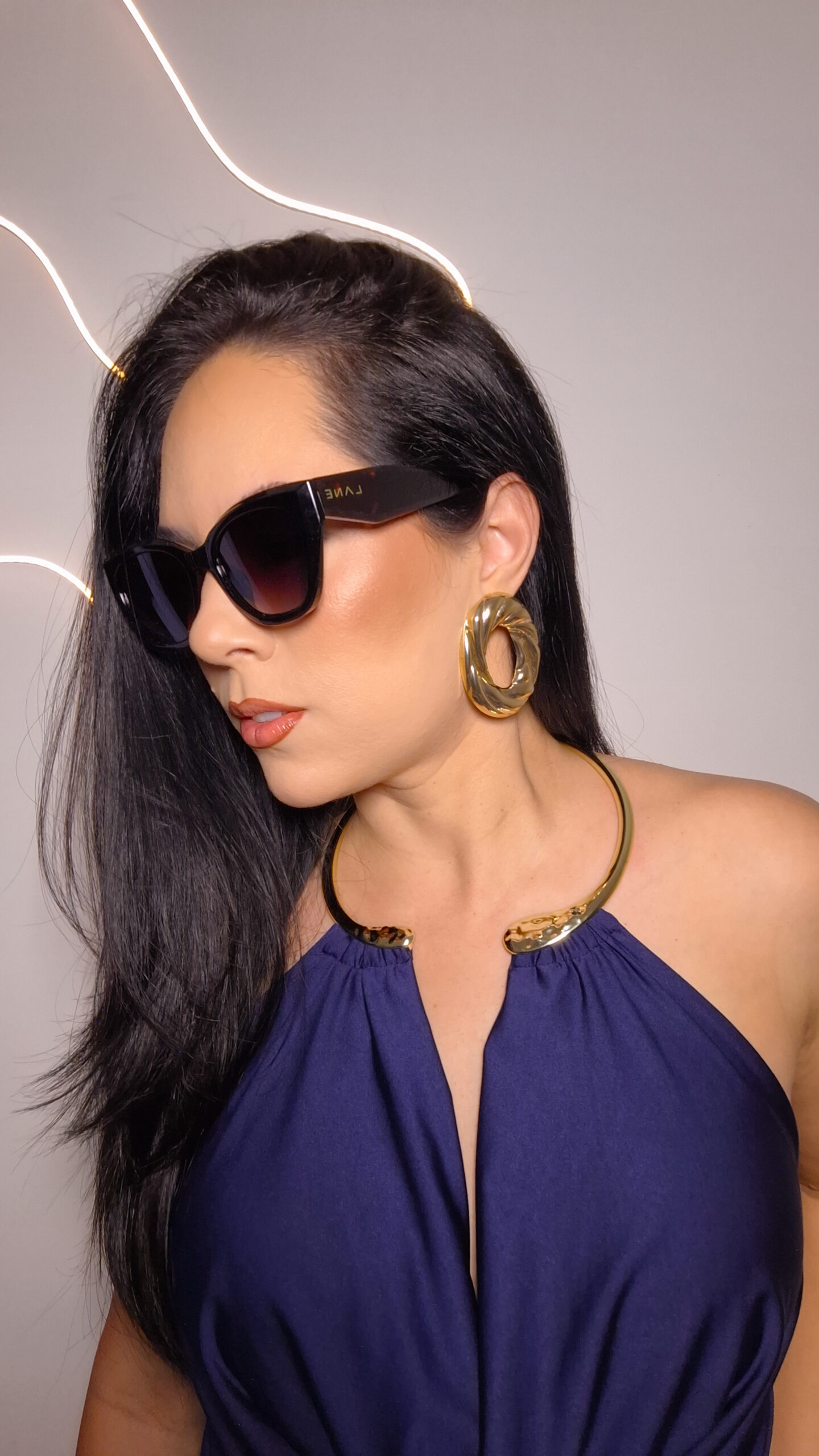 COLEÇÃO LUMIÈRE - MODELO BRISE PRETO/DEGRADÊ/CAMUFLADO