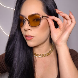 COLEÇÃO LUMIÈRE - MODELO RADIANCE PRETO/MARROM