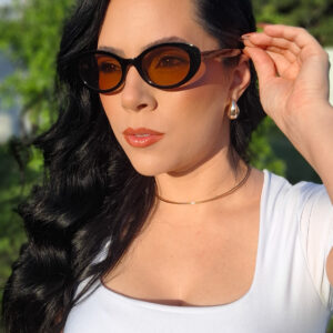 COLEÇÃO LUMIÈRE - MODELO SUNSET PRETO/MARROM